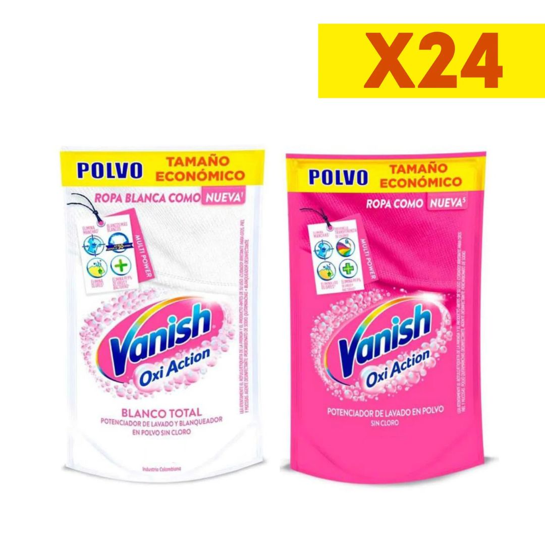 Vanish Quitamanchas en Polvo 30 grs / Tira x 24 Unidades