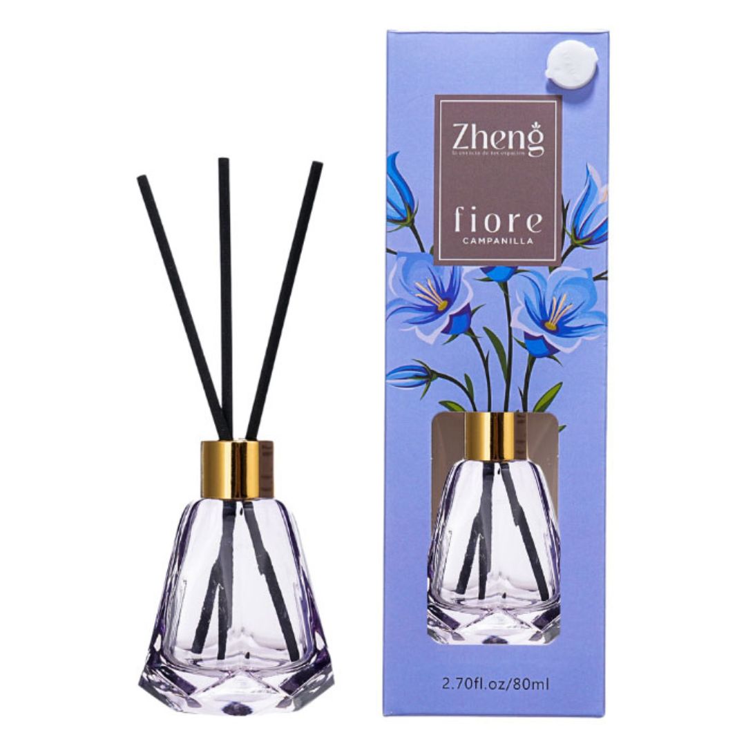 Zheng Difusor Ambiental de Varillas Aroma Campanilla / 80 ml