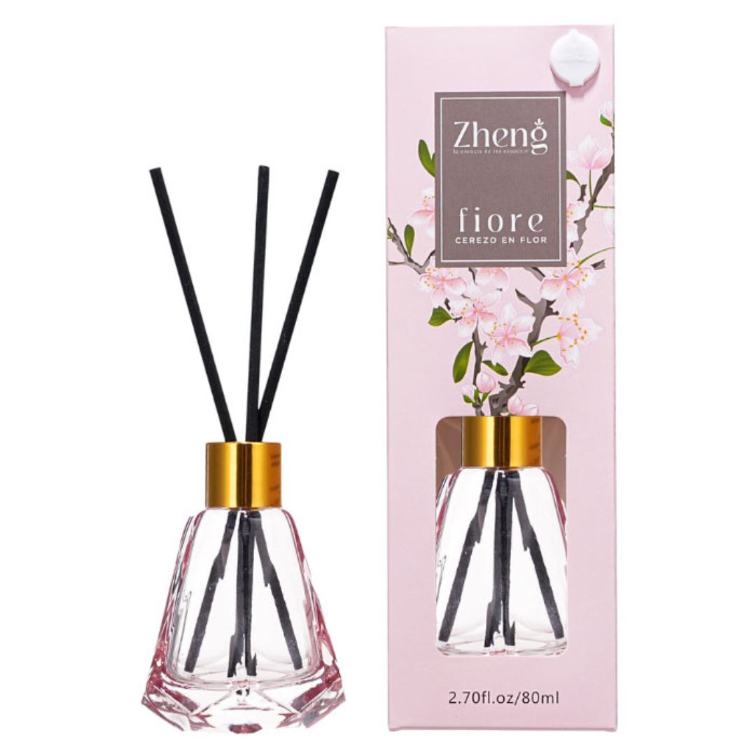 Zheng Difusor Ambiental de Varillas Aroma Cerezo en Flor / 80 ml