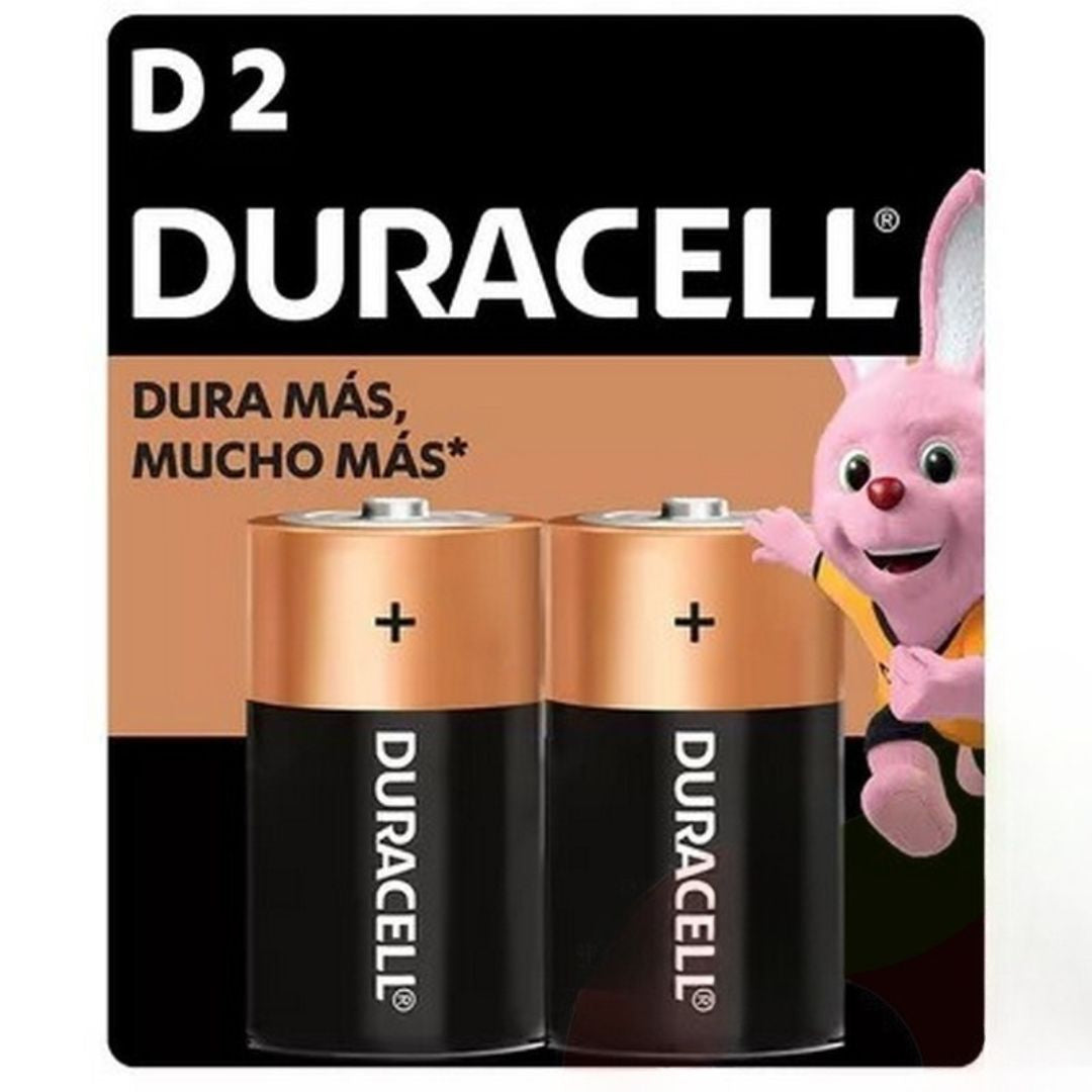 Duracell Pilas D / 2 Unidades