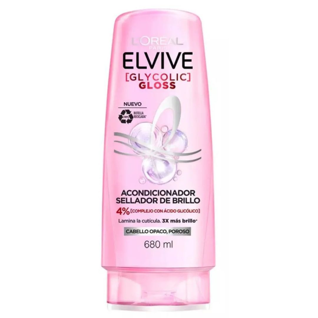 Elvive Acondicionador Glycolic Gloss 680 ml