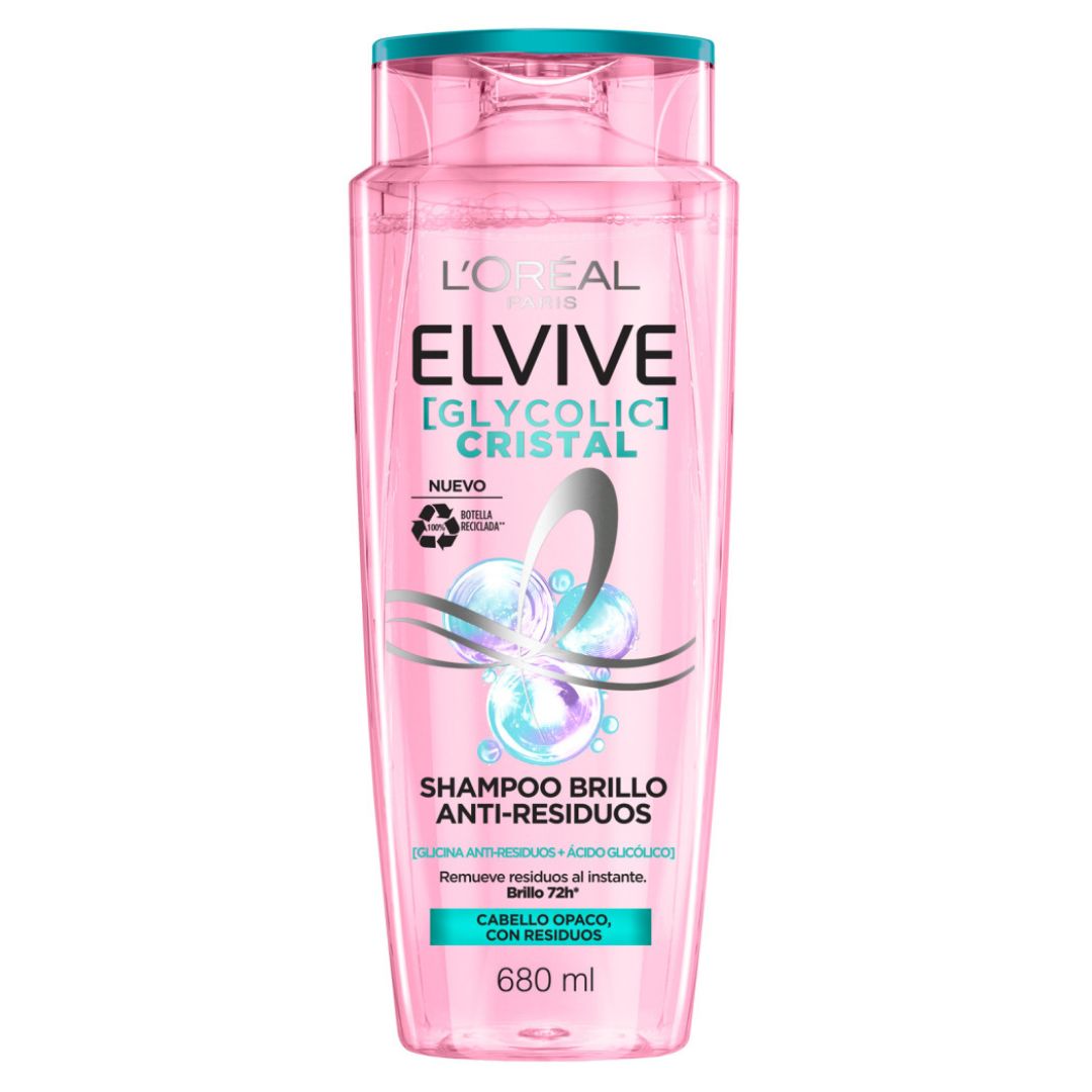 Elvive Shampoo Glycolic Cristal 680 ml