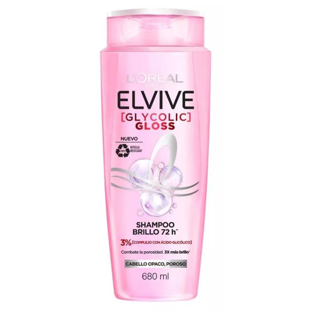 Elvive Shampoo Glycolic Gloss 680 ml