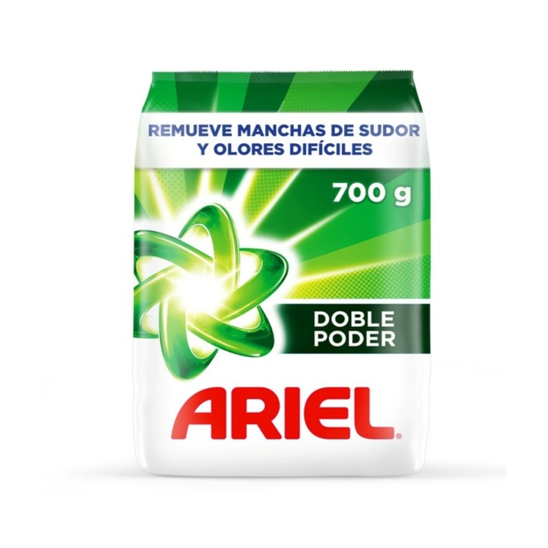 Ariel Detergente polvo doble poder 700g