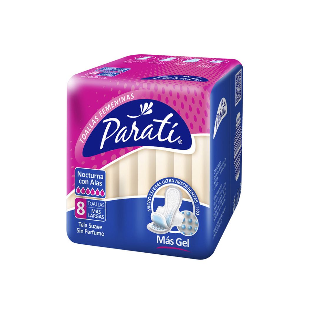 Para Ti Toalla íntima Nocturna / 8 Unidades