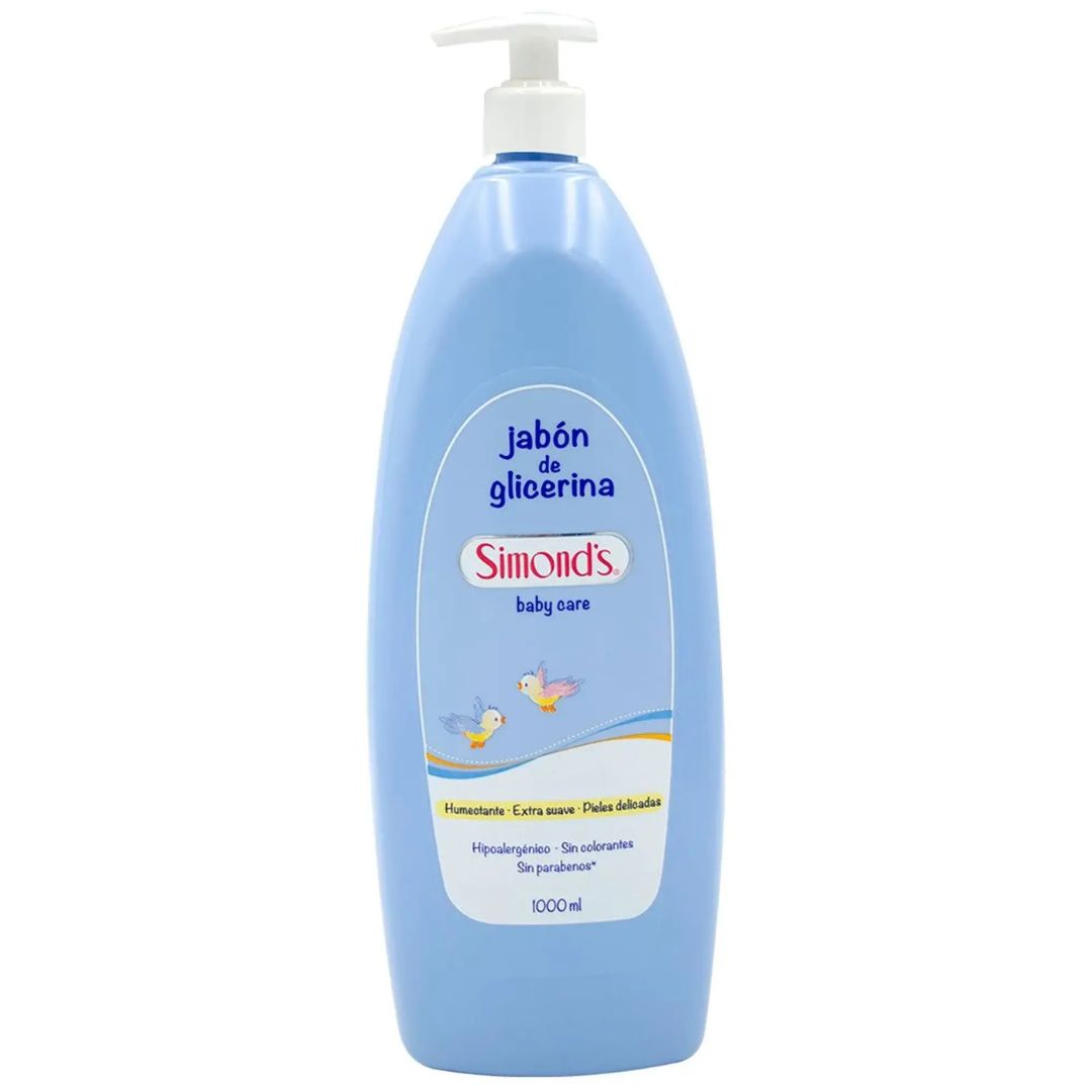 Simond's Babycare Jabón Líquido con Válvula / Glicerina 1000 ml
