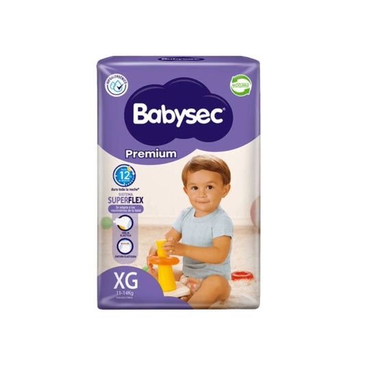 Babysec Premium Pañal talla XG / 14 Unidades