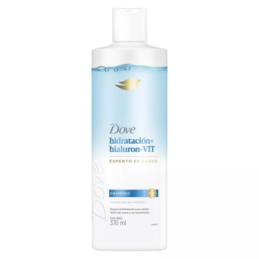 Dove Shampoo Hidratación + Hialuron-VIT 370 ml