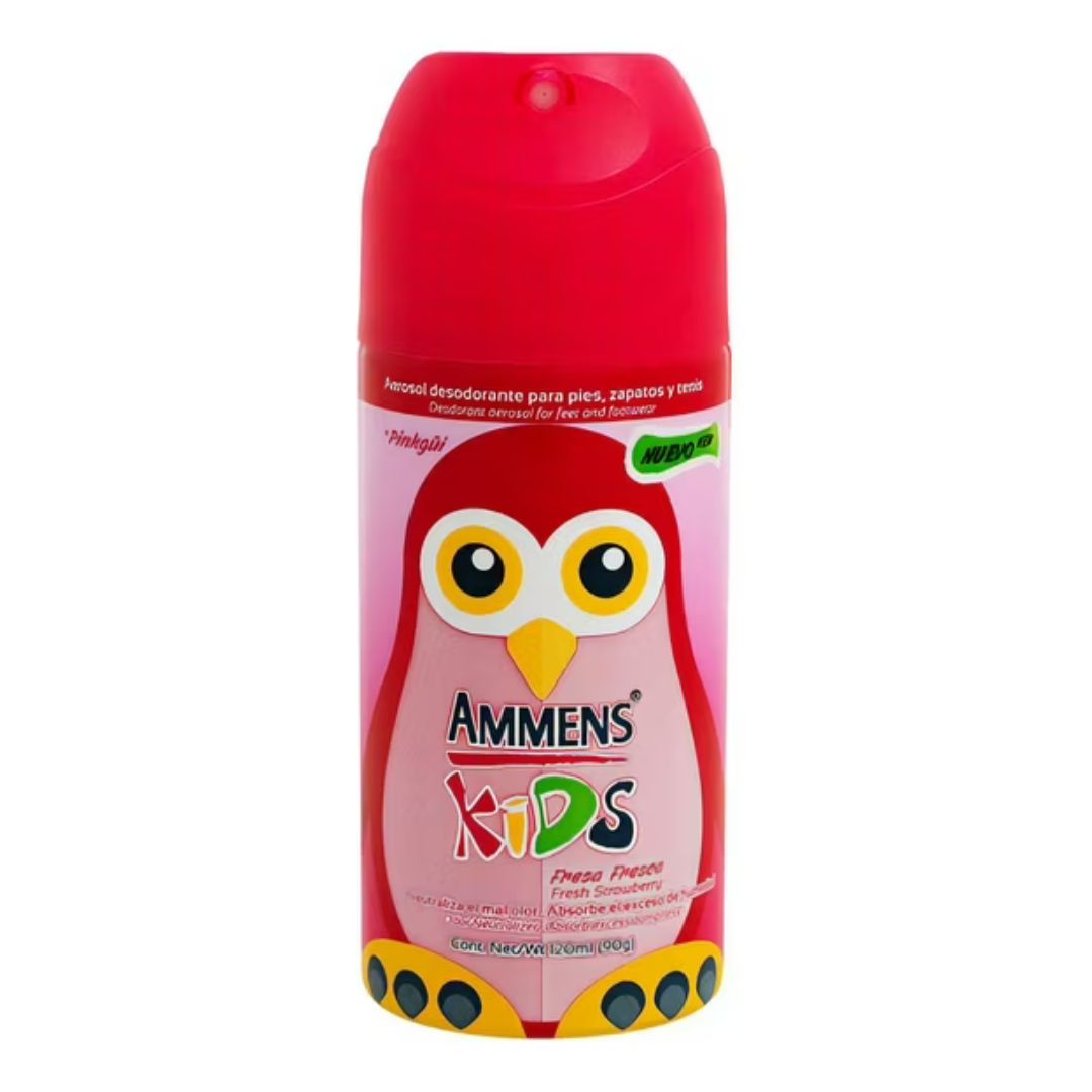 Ammens Kids Desodorante de Pies Spray Fresa Fresca 90 grs