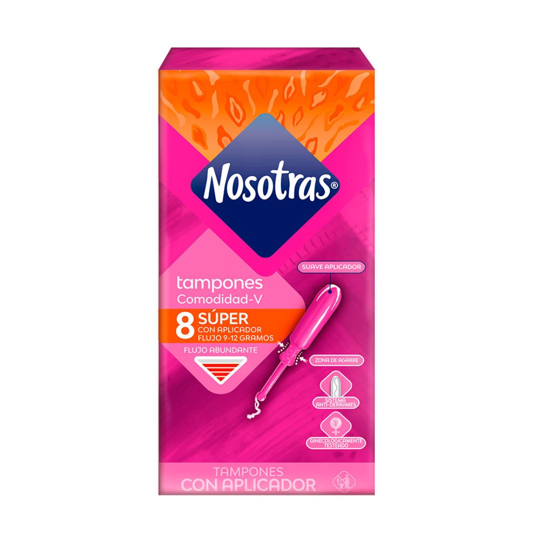 Nosotras Tampones Super / 8 Unidades