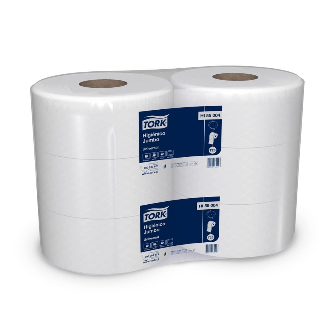 Tork Papel Higiénico Industrial 500 mts 6 Rollos