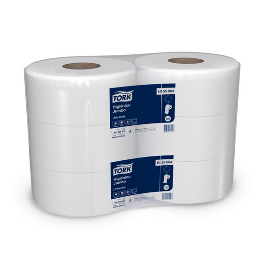 Tork Papel Higiénico Industrial 500 mts 6 Rollos
