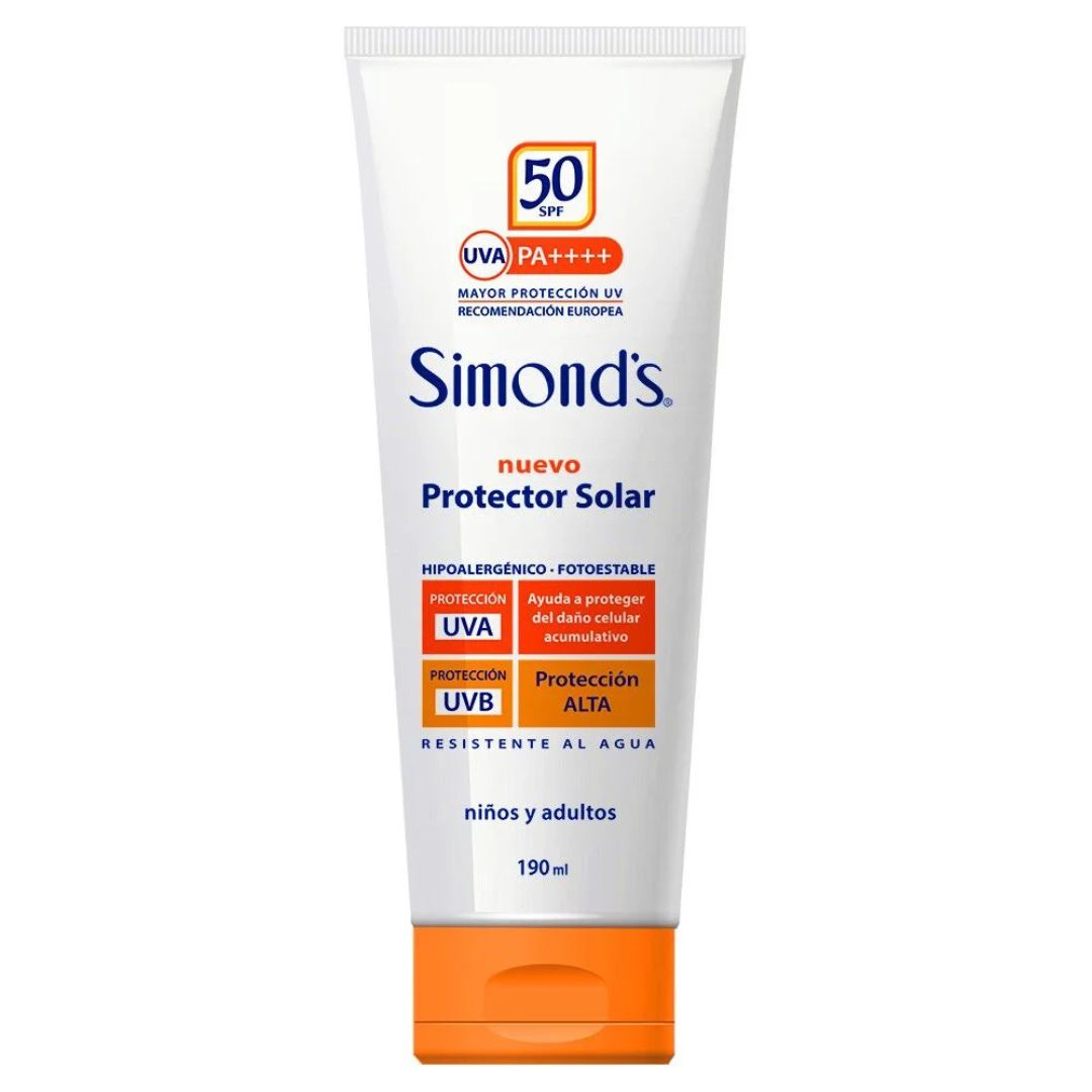 Simond's Pantalla Solar SPF 50 Pomo 190 ml