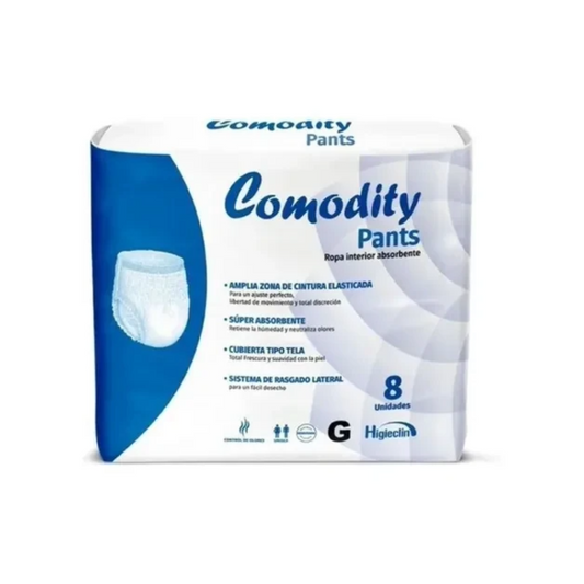 Comodity calzon G X 8 unidades