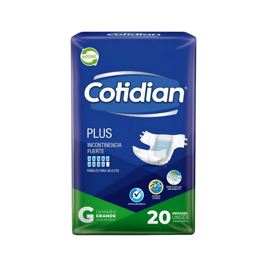 Cotidian Plus Pañal G 20 Unidades