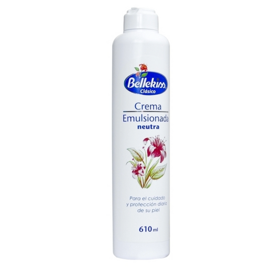 Bellekiss Crema Emulsionada Neutra 610 ml