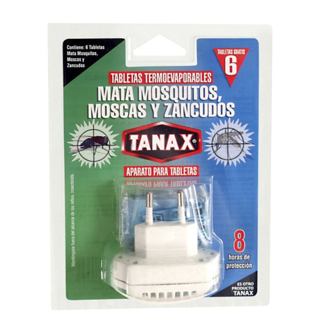 Tanax Insecticida Eléctrico Enchufe + 6 Pastillas