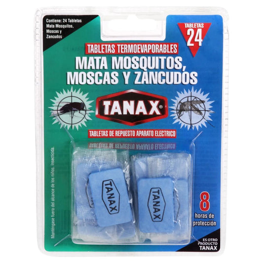 Tanax Insecticida Tabletas de Repuesto / 24 Unidades