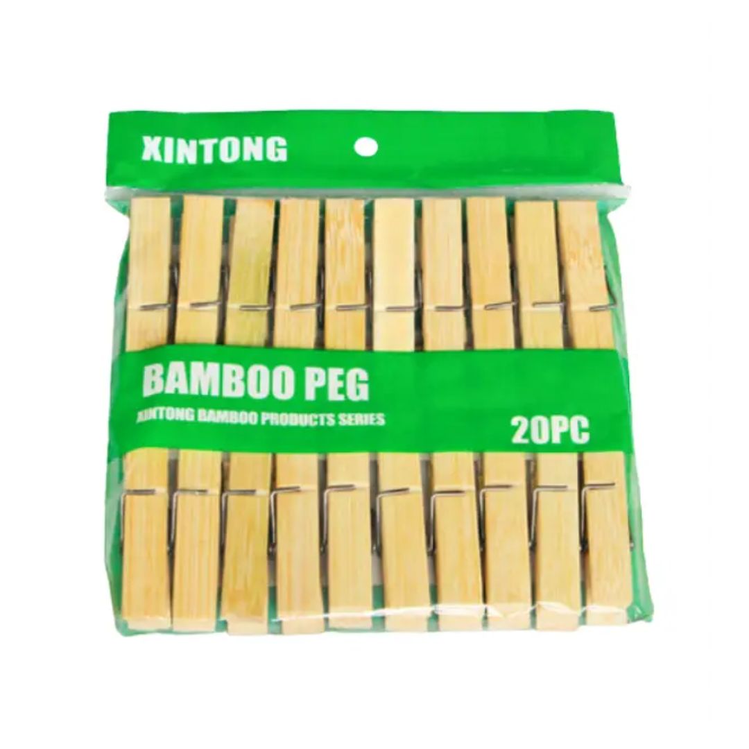 Xintong Perros de Ropa Bambú / 20 Unidades