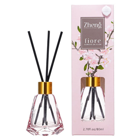Zheng Difusor Ambiental de Varillas Aroma Cerezo en Flor / 80 ml