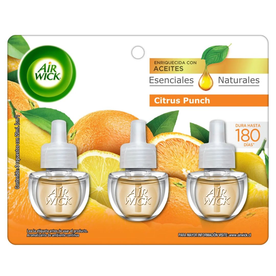 Air Wick 3 Aceites Cítrico 21 ml