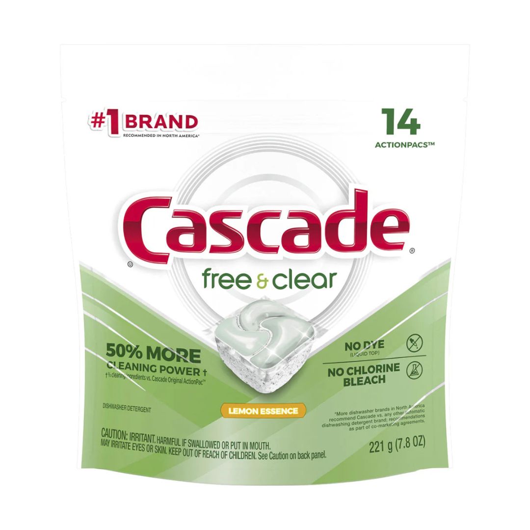 Cascade Free & Clean Lavavajillas Cápsulas / 14 Unidades