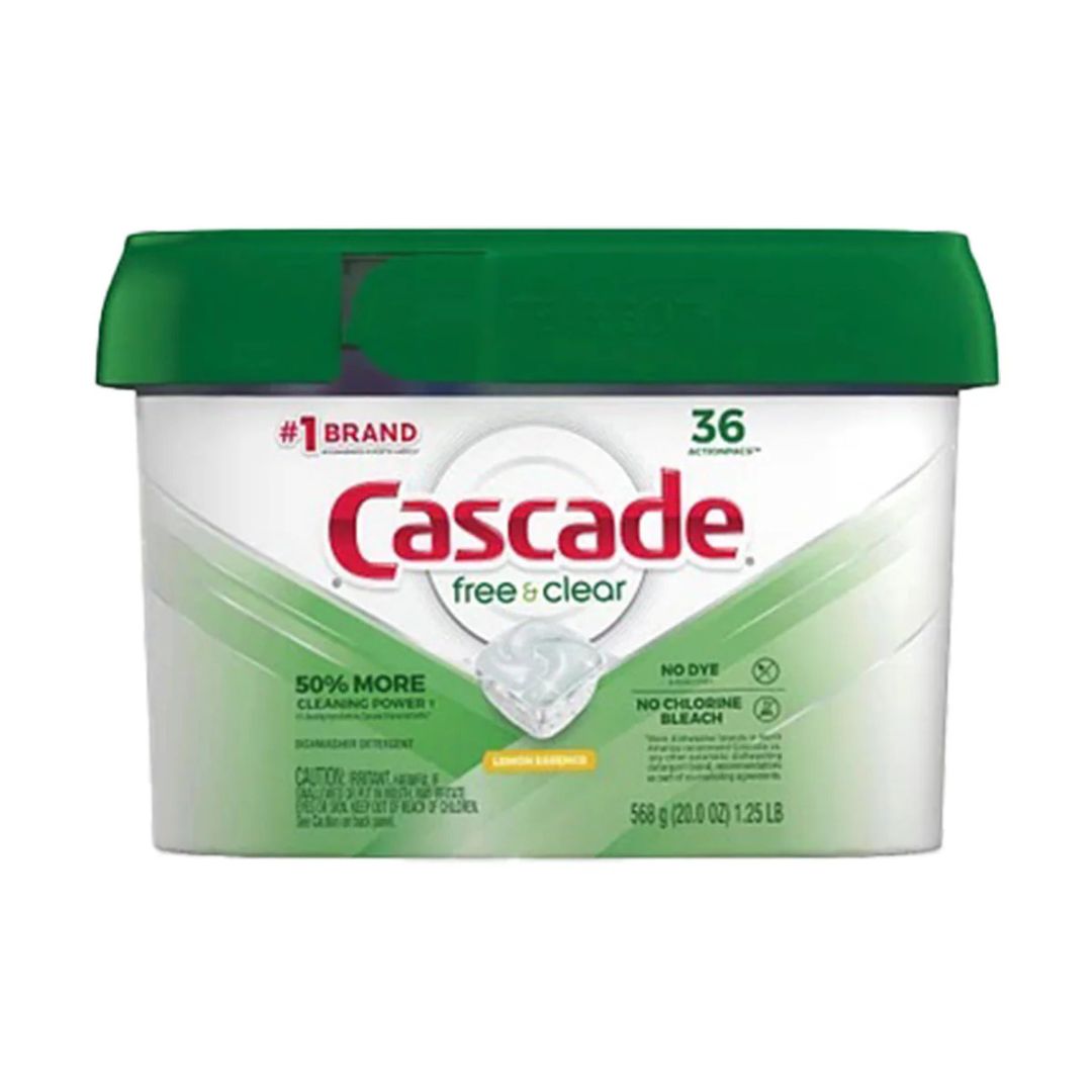 Cascade Free & Clear Lavavajillas Cápsulas / 36 Unidades