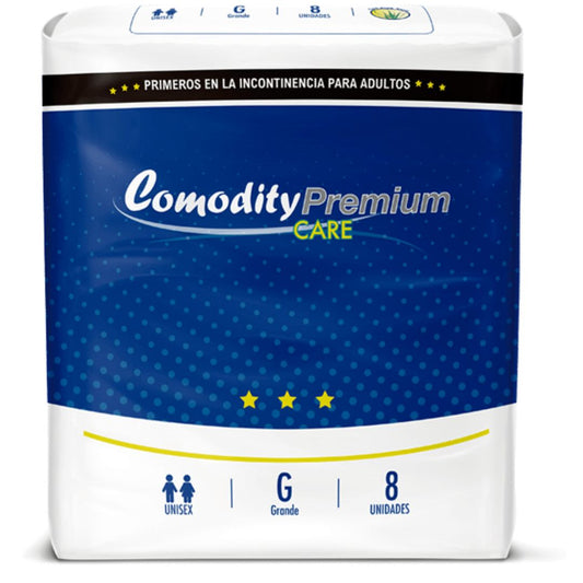 Comodity Premium Pañal Adultos Talla G / 8 Unidades
