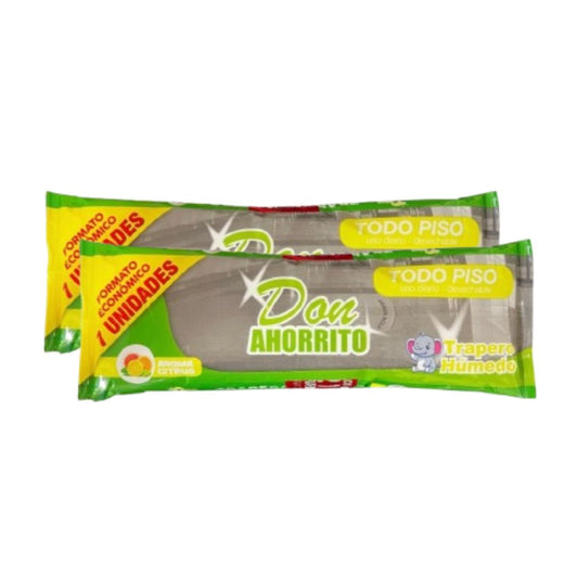 Don Ahorrito Trapero Húmedo Multiuso Citrus / 7 Unidades