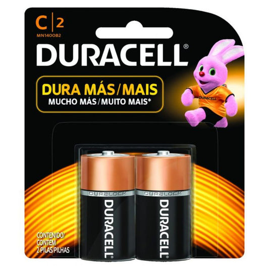 Duracell Pilas C / 2 Unidades