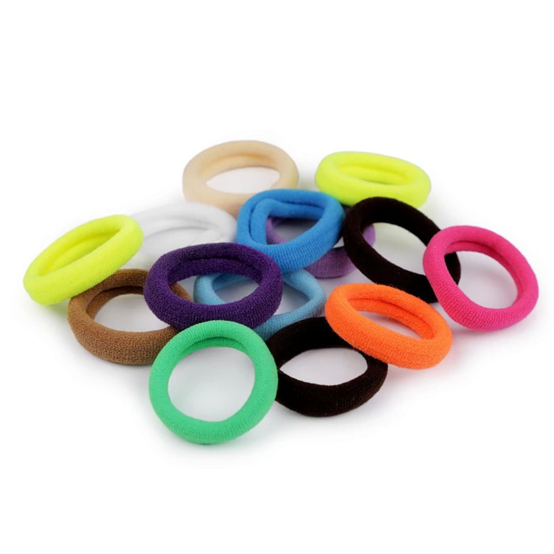 Elásticos de Pelo Diferentes Colores / 20 Unidades