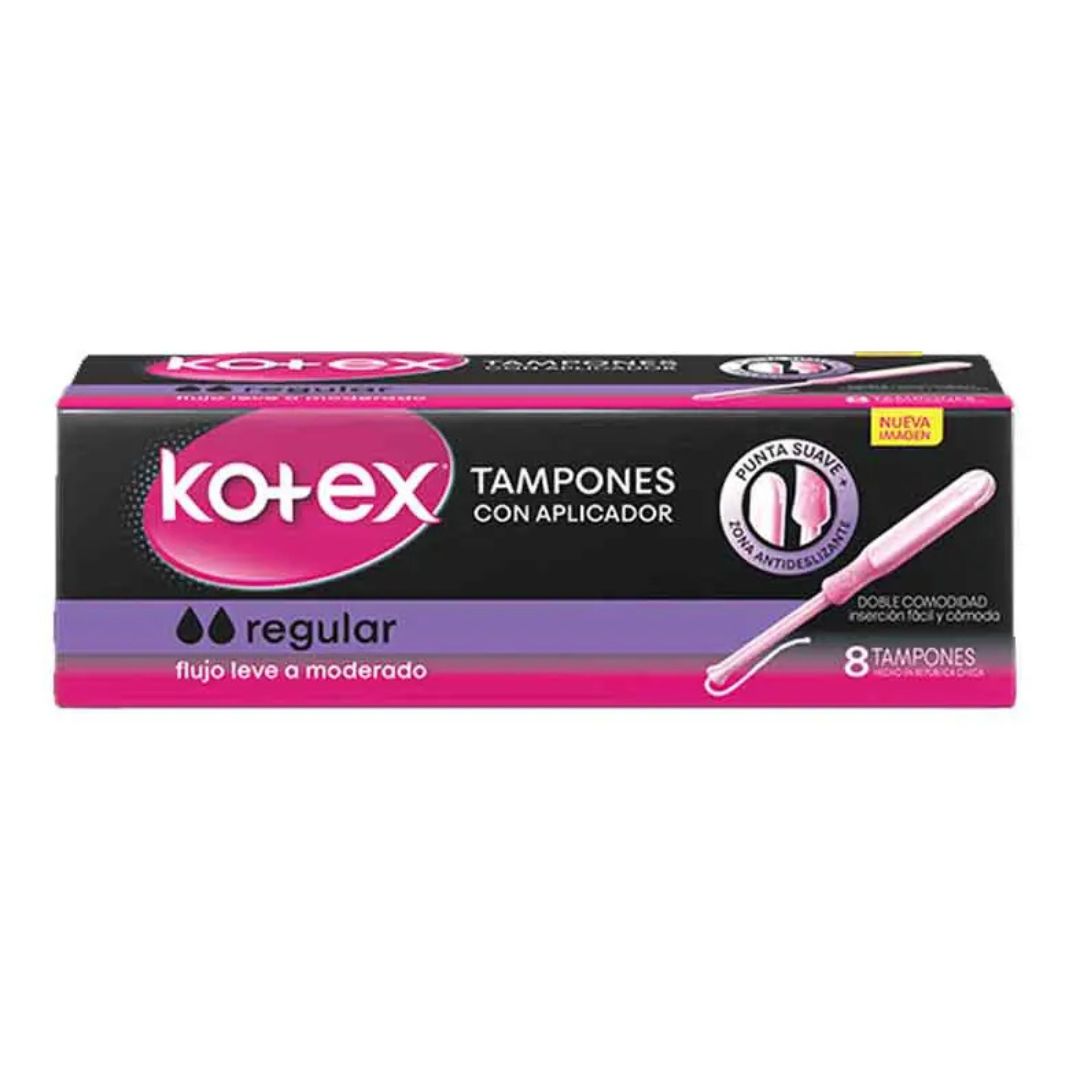 Kotex Tampones Regular / 8 Unidades
