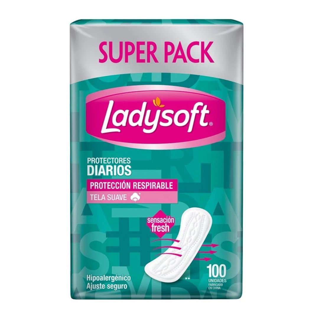 Ladysoft Protectores Diarios / 100 Unidades