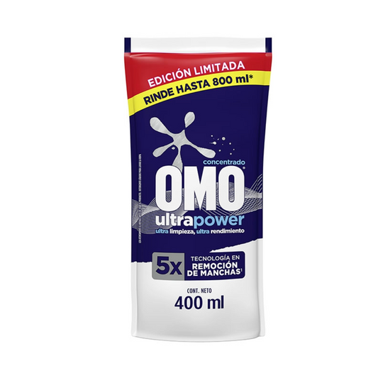 Omo Detergente Liquido Ultra Power 400ml