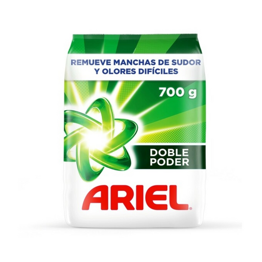 Ariel Detergente polvo doble poder 700g