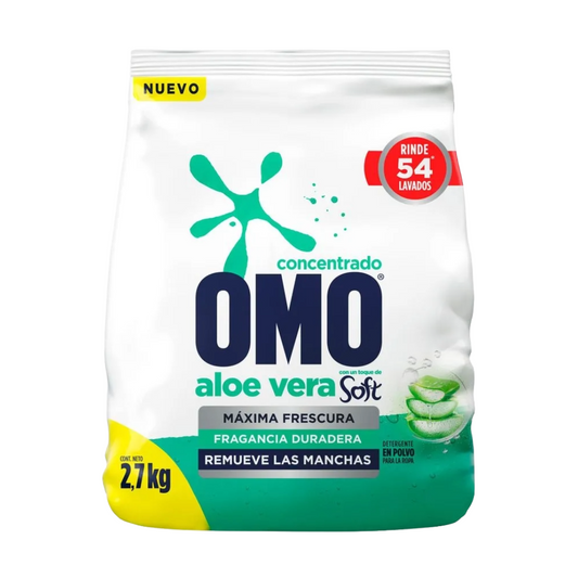 Omo Detergente polvo Ultra Power Aloe Vera 2.7kg