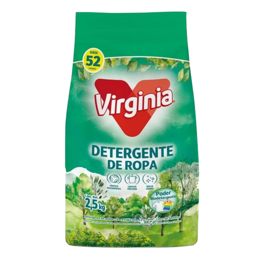 Virginia Detergente Poder Biodegradable 2.5 Kg
