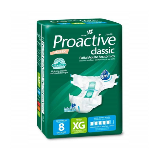 Proactive Pañal Anatomico XG 8 unidades