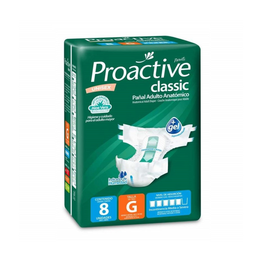Proactive Pañal Anatomico G 8 unidades