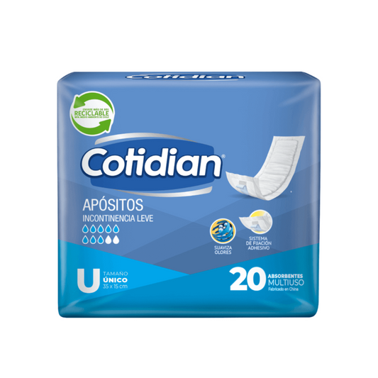 Cotidian Apósito 35 x 15cm TU 20 unidades