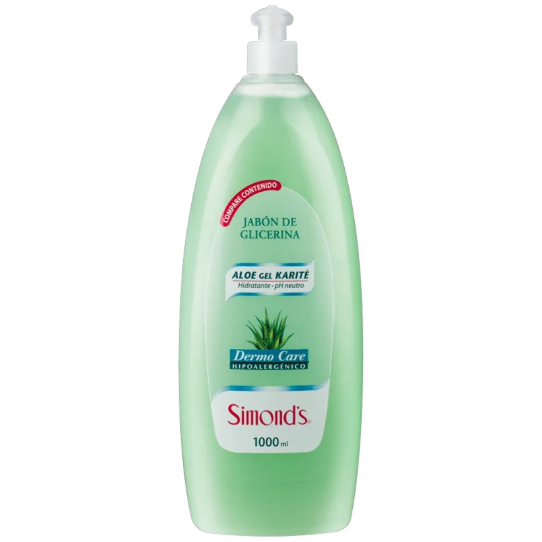 Simond's Dermocare Jabón Líquido Aloe Vera 1000 ml
