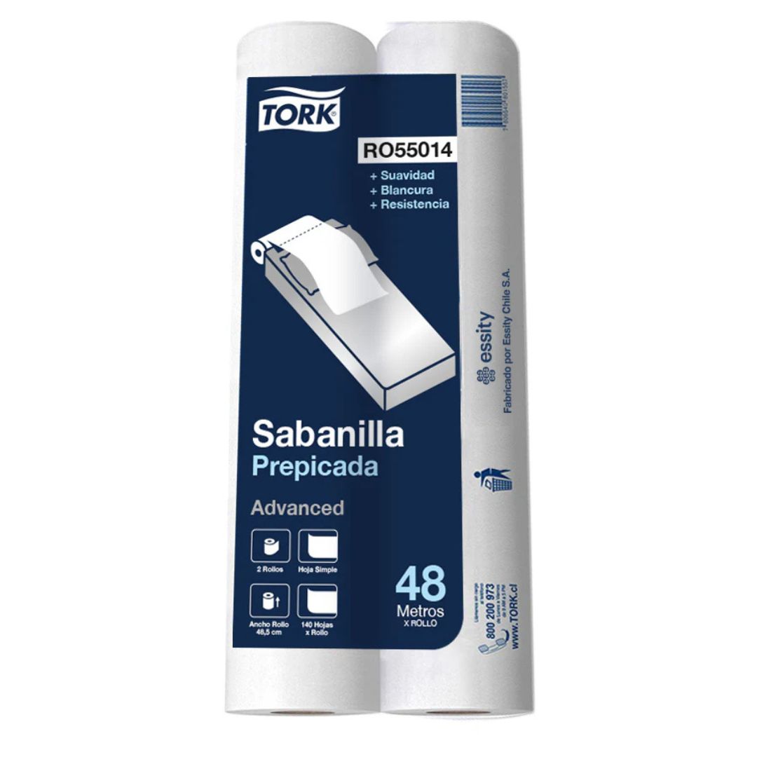 Tork Sabanilla Prepicada 48 metros / 2 Unidades