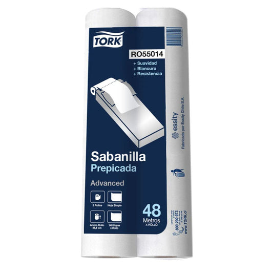 Tork Sabanilla Prepicada 48 metros / 2 Unidades