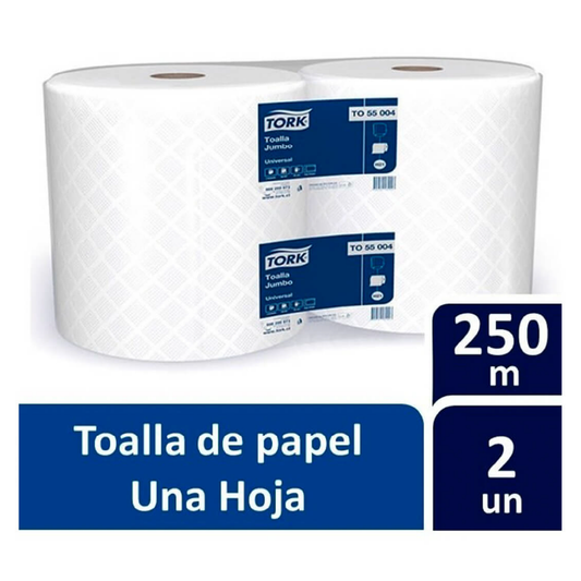 Tork Toalla Industrial 250 Metros x 2 Rollos