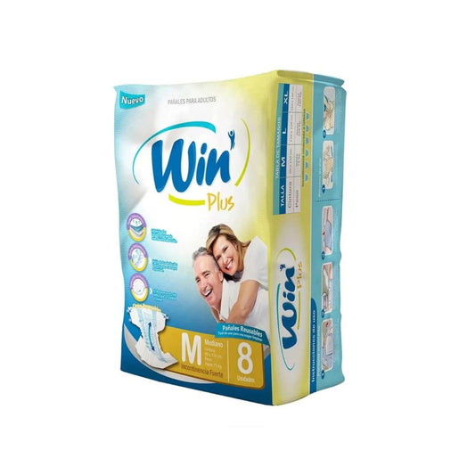 Win Plus Pañal Adultos Talla M / 8 Unidades